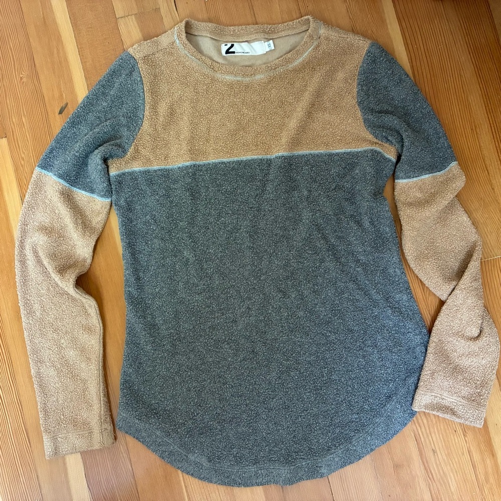 Katayone Adeli Vintage Fleece 90s Long Sleeve Top